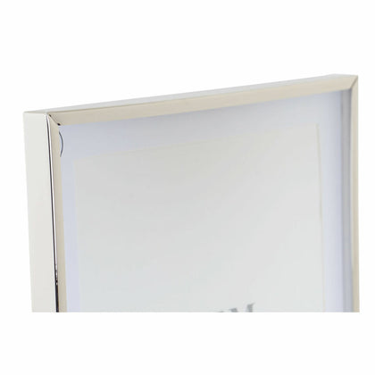 Fotoram DKD Home Decor Silvrig Metall Glas Plast Traditionell 25 x 2 x 30 cm