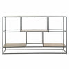 Bokhylla DKD Home Decor Svart Gyllene Aluminium 3 Hyllor (140 x 30 x 85 cm)