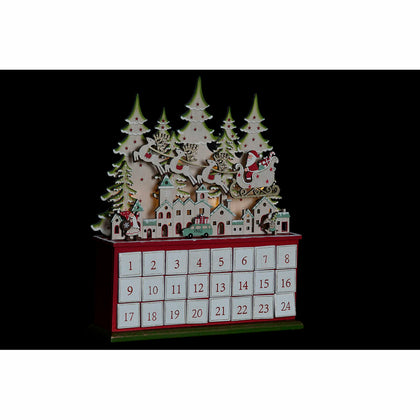 Adventskalender DKD Home Decor Trä 32 x 8,5 x 38 cm