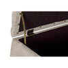 Sittpall DKD Home Decor   Svart Beige Metall 103 x 42 x 52 cm (2 antal)