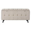 Sittpall DKD Home Decor   Svart Beige Metall 103 x 42 x 52 cm (2 antal)