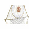 Drömfångare DKD Home Decor 8424001858279 42 x 2 x 97 cm Fjädrar Orange Turkos Boho (2 antal)