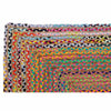 Matta DKD Home Decor Brun Multicolour Jute Bomull (200 x 290 x 1 cm)