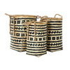 Korg - set DKD Home Decor Bambu Snöre Bali (3 pcs)