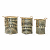 Korg - set DKD Home Decor Bambu Snöre Bali (3 pcs)