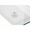 Sidobord DKD Home Decor Glas Metall Trä Vit (120 x 65 x 42 cm)