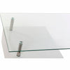 Sidobord DKD Home Decor Glas Metall Trä Vit (120 x 65 x 42 cm)