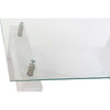 Sidobord DKD Home Decor Vit Trä Metall Glas Plast 120 x 60 x 42 cm