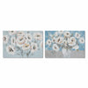 Tavla DKD Home Decor 120 x 2,8 x 80 cm Virágok Shabby Chic (2 antal)