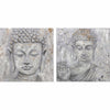 Tavla DKD Home Decor 100 x 2,4 x 100 cm Buddha Orientalisk (2 antal)