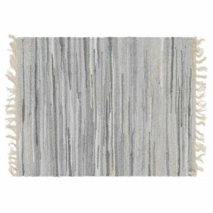 Matta DKD Home Decor Bomull Läder Indier (160 x 230 x 1 cm)