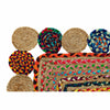 Matta DKD Home Decor Multicolour Jute Indier 60 x 240 x 1 cm