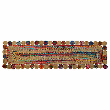 Matta DKD Home Decor Multicolour Jute Indier 60 x 240 x 1 cm