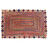 Matta DKD Home Decor Bomull Multicolour Jute (200 x 290 x 1 cm)