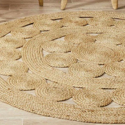 Matta DKD Home Decor Jute (160 x 160 x 1 cm)