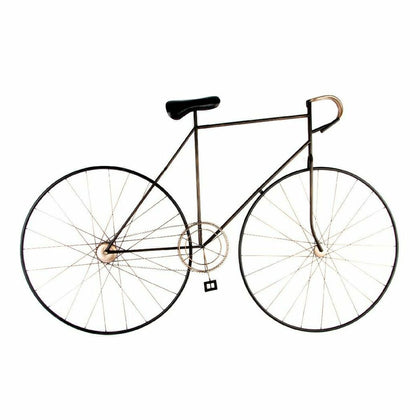 Väggdekoration DKD Home Decor Svart Multicolour Gyllene Cykel Vintage 150 x 6 x 95 cm (2 antal)