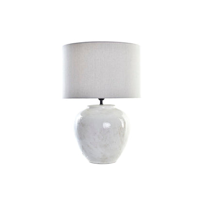 Bordslampa DKD Home Decor S3020918 42 x 42 x 60 cm Keramik Kräm Plast 220 V 50 W