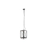 Taklampa DKD Home Decor Svart Metall Brun 220 V 50 W (25 x 25 x 43 cm)