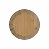 Bordsunderlägg DKD Home Decor Svart Naturell Bambu 20 x 20 x 1 cm