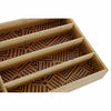 Multifunktionell korg DKD Home Decor Svart Naturell Bambu 25,5 x 35,5 x 5 cm