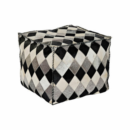 Puff DKD Home Decor Polyester Läder (45 x 45 x 40 cm)