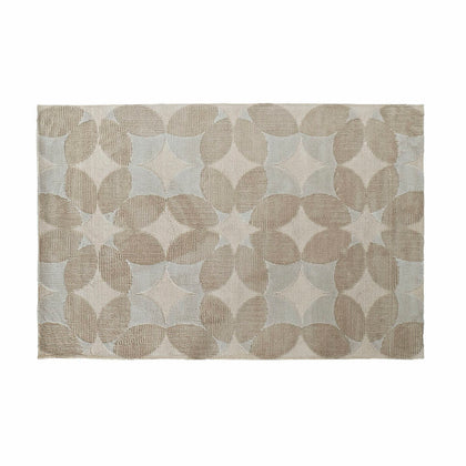 Matta DKD Home Decor Beige Polyester Bomull Cirklar (120 x 180 x 0.9 cm)