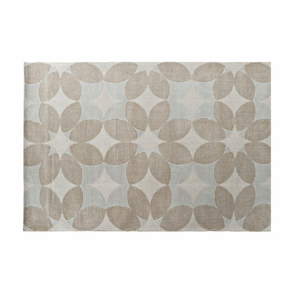 Matta DKD Home Decor Beige Polyester Cirklar (160 x 230 x 0.9 cm)