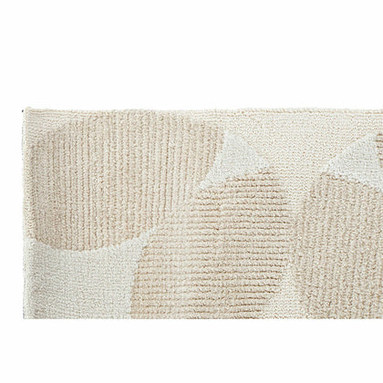 Matta DKD Home Decor Beige Polyester Cirklar (200 x 290 x 0.9 cm)