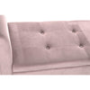 Sittpall DKD Home Decor   Rosa Trä Plast 130 x 44 x 69 cm