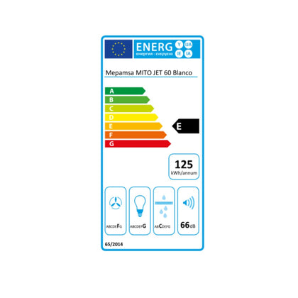 Konventionell fläkt Mepamsa MITOJET 60 cm 490 m3/h 66 dB 140W A