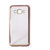 Mobilfodral Samsung Galaxy J3 2016 Flex Metal TPU Transparent Roséguld Metallic - DETDUVILLLHA.SE