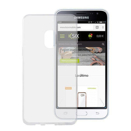 Mobilfodral Samsung Galaxy J3 2017 Flex TPU Ultratunn Transparent - DETDUVILLLHA.SE