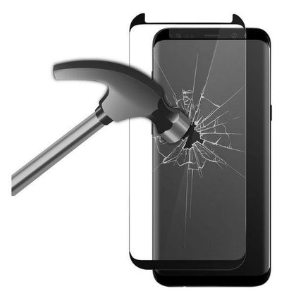 Skärmskydd i Härdat Glas för Mobiltelefon Galaxy S8+ Extreme Svart - DETDUVILLLHA.SE