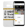 Mobilfodral Samsung Galaxy S8 Flex TPU Do not touch my phone - DETDUVILLLHA.SE