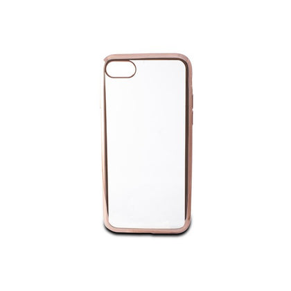 Mobilfodral Iphone 7/8 Contact Flex Metal TPU Transparent Roséguld Metallic