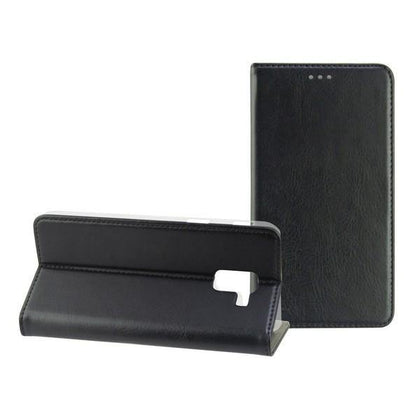 Mobilfodral med Lock Samsung Galaxy S9 Contact Slim Svart Textil Polykarbonater - DETDUVILLLHA.SE