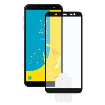 Skärmskydd i Härdat Glas för Mobiltelefon Samsung Galaxy J6 2018 Extreme 2.5D - DETDUVILLLHA.SE