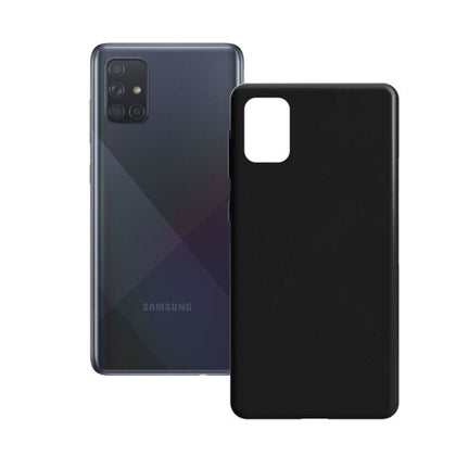 Mobilfodral Samsung Galaxy A71 Contact Silk TPU Svart