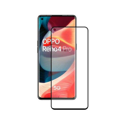 Skärmskydd i Härdat Glas för Mobiltelefon Oppo Reno 4 Pro 5G KSIX Full Glue 2.5D