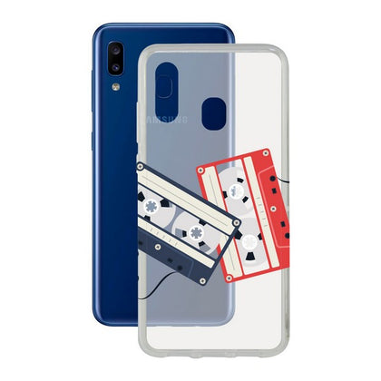 Mobilfodral Samsung Galaxy A20 KSIX Flex Cassettes TPU Transparent