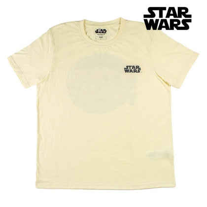 T-shirt med kortärm Herr Star Wars Vit
