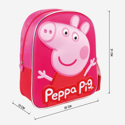 Skolryggsäck Peppa Pig Rosa 25 x 31 x 10 cm