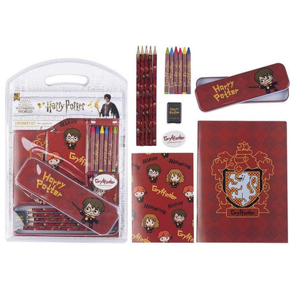 Brevpapper Set Harry Potter 16 Delar Röd