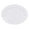 Servingsfat Feuille Oval Porslin Vit (35,5 x 27 cm)