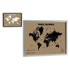 Tavla Travel the World (73 x 53 cm) - DETDUVILLLHA.SE