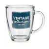 Mugg Vintage Transparent Glas 320 ml