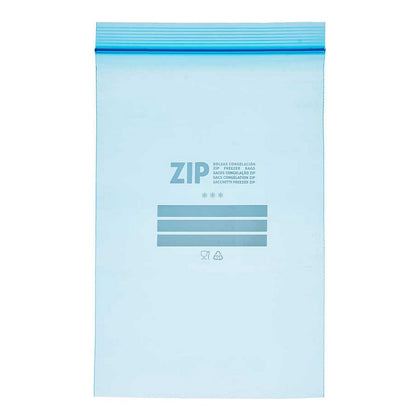 Fryspåse Blå Zip (20 uds)