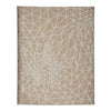 Bordsduk Abstrakt Beige Jacquard Vit (140 x 180 cm)