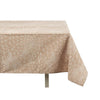 Bordsduk Abstrakt Beige Jacquard Vit (140 x 180 cm)