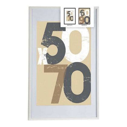 Fotoram för upphängning Vit 62,5 x 2,5 x 92,5 cm Trä MDF (1 uds)